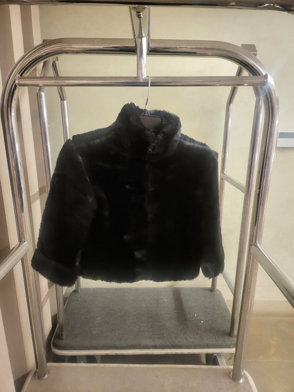 Vintage Little Girls Gap Fur Jacket - Picture 3 of 15